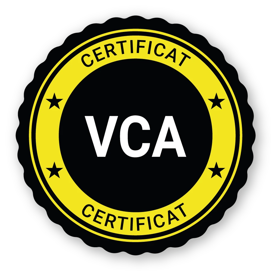 Voir : Certificat VCA**